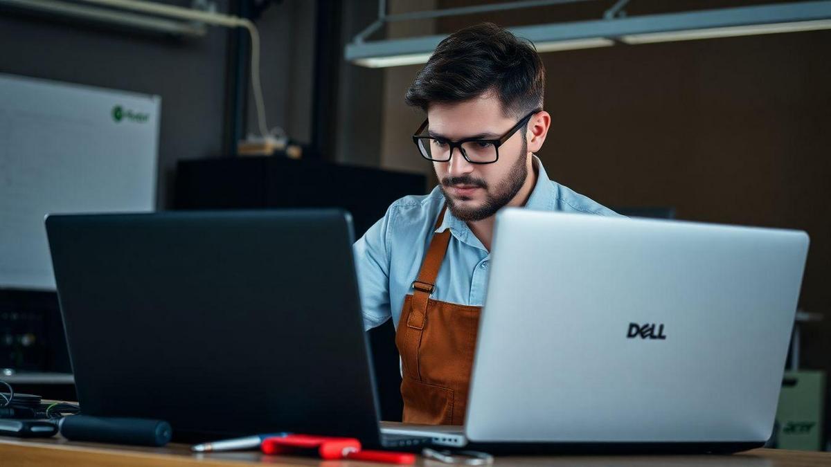 Comparação entre Assistência Técnica Dell e Acer
