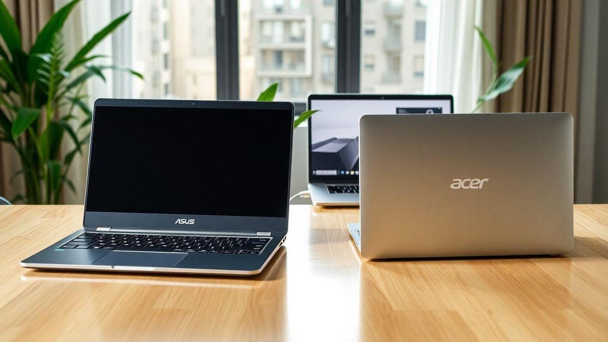 Características Gerais dos Notebooks Asus e Acer