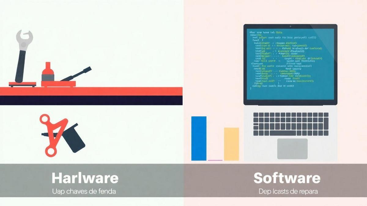 Comparação de Custos entre Reparos de Hardware e Software