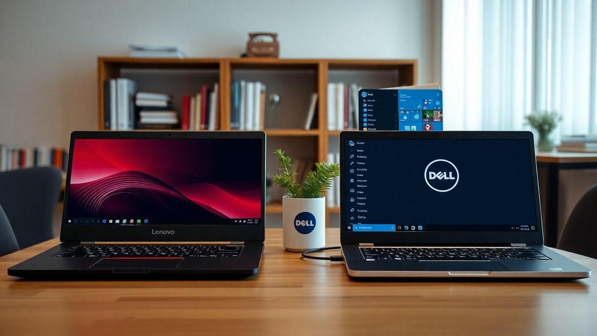 Comparação Histórica entre Notebooks Lenovo e Dell Comparação Histórica entre Notebooks Lenovo e Dell