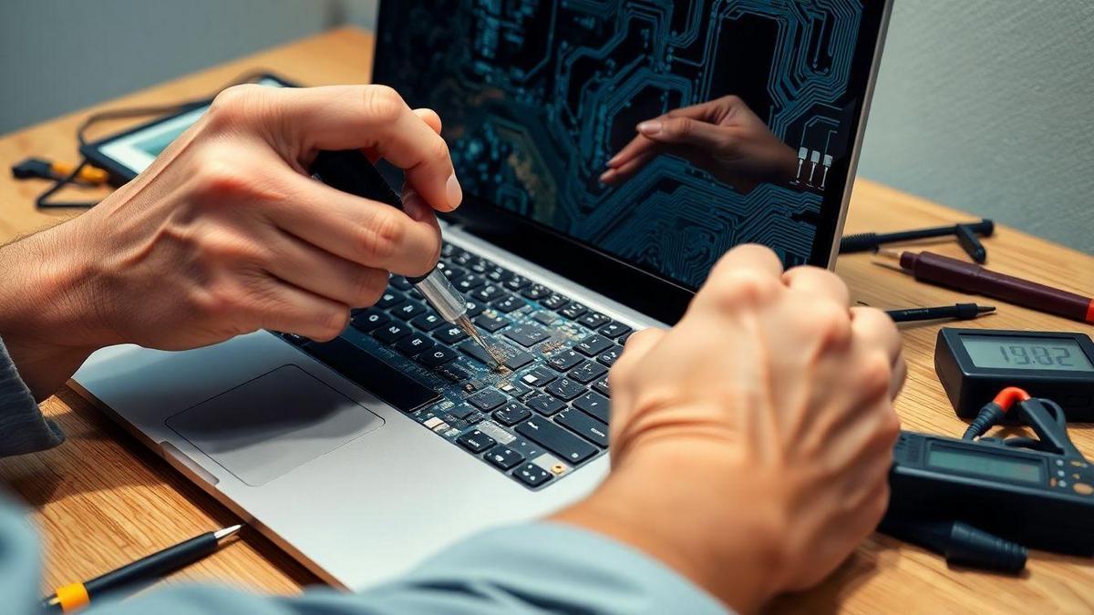 Reparo em Placa: O Coração do Seu Notebook Gamer