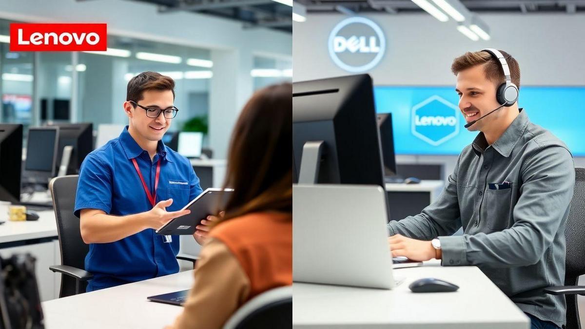 Suporte Técnico: Lenovo vs Dell Suporte Técnico: Lenovo vs Dell
